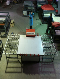 China 6 Pairs Single Side Heated Roller Press Table 1000mm Max Glass Width supplier