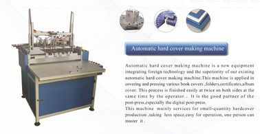China Automatic Hard Cover Photo Book Making Machine With Gluing Machine supplier
