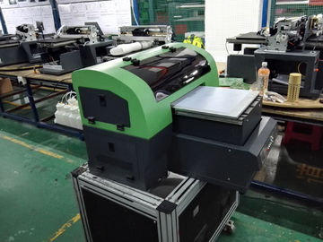 China Small Format Desktop UV Printer A4 , 8 Heads Multifunctional Digital Flatbed Printer supplier