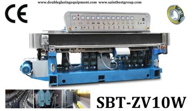 China 10 Spindles Straight-Line Glass Edging Machine With Digital Display And PLC Control supplier