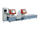 High Precision CNC Double Mitre Saw / Aluminum Curtain Wall Processing Machine supplier