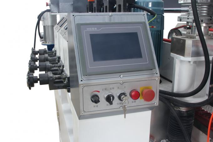6 Motors Customized Glass Edging Machine With Four Diamond Wheel , High ...