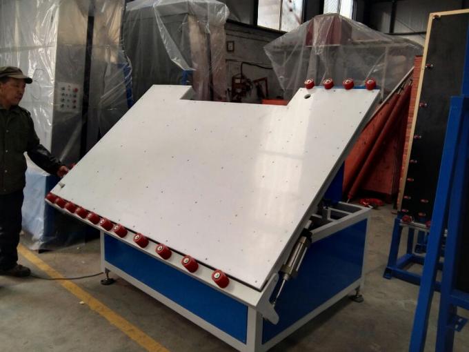 Cold Roller Press Table Double Glazing Equipment 30mm Igu Thickness