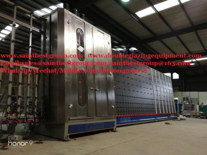 2800MM Low E Vertical Glass Washing Machine With Tilting , Flat Glass