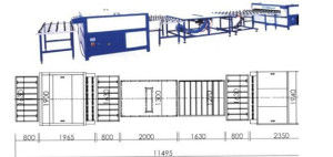 China Professional IG Insulating Glass Production Line For Truseal Spacer , 5 Pairs Rollers supplier