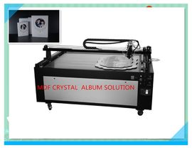 China Automatic Crystal Glue Dispensing Machine for Cystal Cover / Frame Making Machine supplier