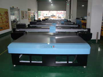 China Fabric 1.5 x 1.3m Flatbed Digital UV Printer With adjustable Nozzle Temperature Voltage supplier