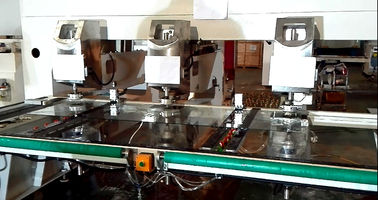 China Three Drill Heads Multi Hole Drilling Machine For Glass Furniture Table supplier