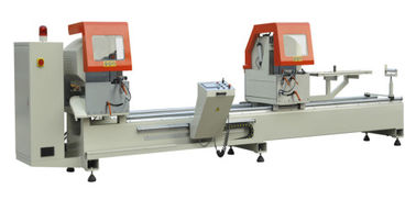 China 4.5KW Window and Door Machinery Double Head CNC Cutting Equipment supplier