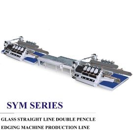 China I Type Glass Edging Machine , Glass Double Edger Line CE ISO Approval,Glass Double Edger supplier