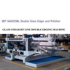 China Glass Double Edger Glass Processing Equipment / Glass Processing Plant,Glass Double Edger ,Straiight Line Glass Edger supplier