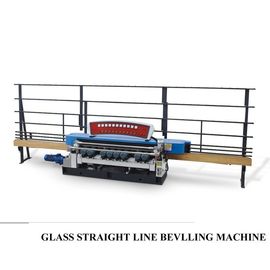 China Automatic Straight Line Glass Beveller Edge Cutting Grinding Polish Machine,Glass Straight Line Beveling Machine supplier