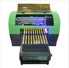 China Water Proof  3D Embossed UV LED Flatbed Printer CMYK / CMYKW Instant Dry Win98 Operation System supplier