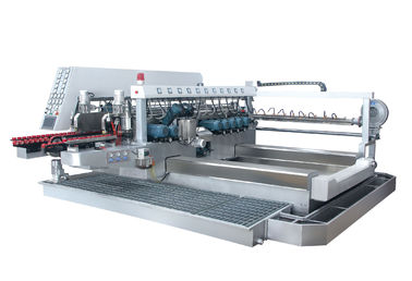 China High Speed Glass Double Edging Machine With Low - E Glass Film Removing supplier