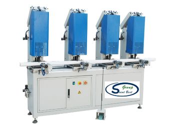 China Reinforcement Fixing PVC Plastic Window Machine , Steel Strengthen UPVC Window Machinery supplier