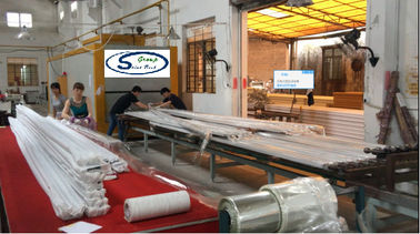 China Aluminum Profile Wood Texture Sublimation Heat Press Machine 6.5m Length supplier