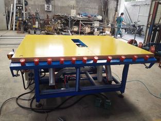China Warm Edge Spacer Air Float Table,Flexible Spacer IG Assembly Table,Air Floating Application Table with Tilting&amp;Sucker supplier