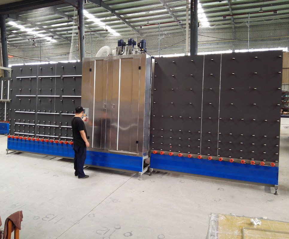 2000Mm Vertical Low E industrial glass washer Equipment 3 Pairs