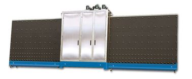 Plc Control Insulated Flat Glass Washing Machine / Equipments Low Noise supplier