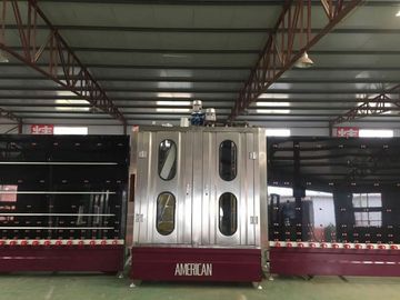 Automatic Stainless Steel Low-e Glass Washing Machine , flat glass washer supplier