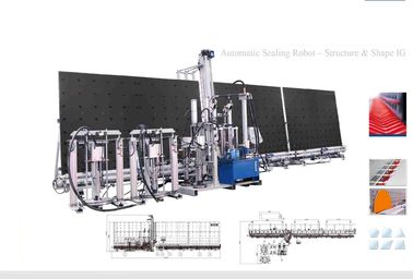 Shape & Structure IGU Sealing Robot Double Glazing Machinery Customized supplier