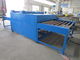 Hollow Glass Heated Roller Press Machine Blue Double Glazing Machinery supplier