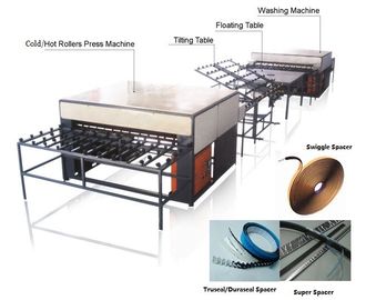 Double Insulating Glass Production Line / Machine with 5 Pairs Rollers supplier