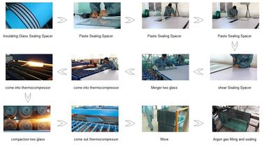 Professional IG Insulating Glass Production Line For Truseal Spacer , 5 Pairs Rollers supplier