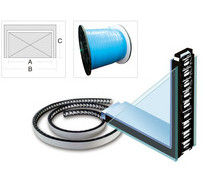 Duralite Insulating Glass Warm Edge Spacer As Kitchen Window Spacer Bar supplier