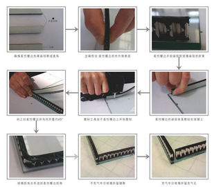 Sealing Triple Insulated Glass Warm Edge Spacer Super Grey And Black Desiccant Layer supplier