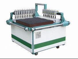 Double Bridges Manual Glass Cutting Machine With Glass Breaking Energy Saving,Manual Glass Cutting Table supplier