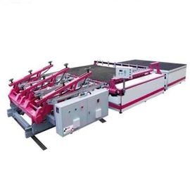 High Precision Semi Automatic Glass Cutting Machine With Auto Glass Loading / Breaking,Semi-Automatic Glass Cutting Line supplier
