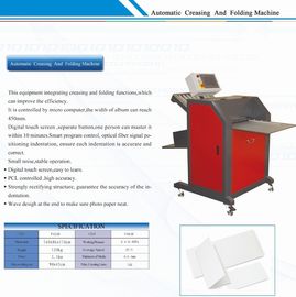 Hardcover Paper Photo Maker Machine Creasing and Folding Equipment supplier