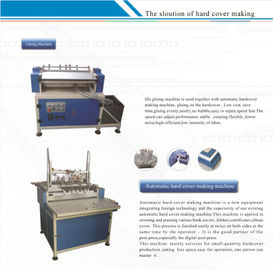 Blue Automated Album Making Machine Photo Book Making Equipment supplier