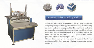 Automatic Hard Cover Photo Book Making Machine With Gluing Machine supplier