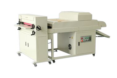 Multi Rollers Card 650mm Uv Embossing Machine For Photo Paper , High Efficiency supplier