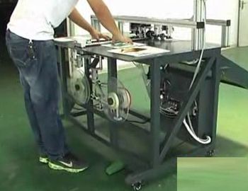 Super Wedding Album Making Machine Auto Center Taping Machine For Photo Paper supplier