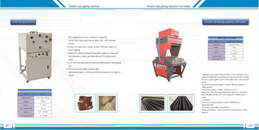 High Speed Photo Book Maker Machine , Double Side Glue Binding Machine For PVC Album Inner supplier