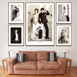 Wooden and Leather Digital Photo Frame Korea Designs / Album Frames supplier