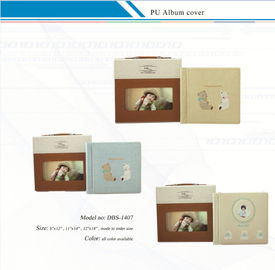 Customized  Leather Album Cover with Suitcase /  PU Album Covers supplier