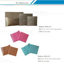 Customized  Leather Album Cover with Suitcase /  PU Album Covers supplier