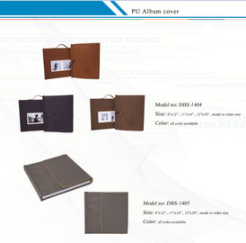 Customized  Leather Album Cover with Suitcase /  PU Album Covers supplier