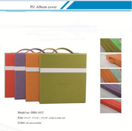 Customized  Leather Album Cover with Suitcase /  PU Album Covers supplier