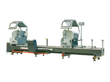 Aluminum Windows Frame Cutting Machine / CNC Double Head Mitre Saw supplier