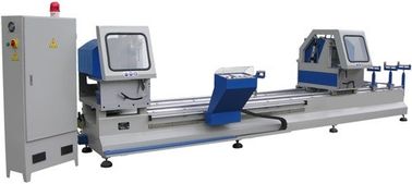 Aluminum Windows Frame Cutting Machine / CNC Double Head Mitre Saw supplier