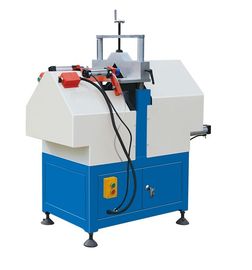 Grey PVC UPVC Window and Door Machinery V - Notch Cutting Saw supplier