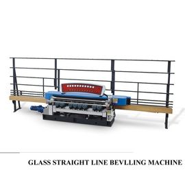 PLC Control Glass Beveling Machine , Vertical Automatic Glass Straight Line Beveling Machine,Glass Beveling Machine supplier