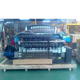 PLC Control Glass Beveling Machine , Vertical Automatic Glass Straight Line Beveling Machine,Glass Beveling Machine supplier