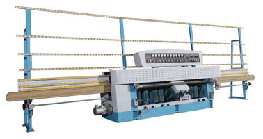 10 Spindles Laminated Glass Edging Machine with 45 Angle Range,Glass Straight Line Glass Edging Machine supplier