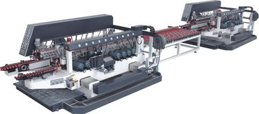 Full Automatic Straight Line Glass Edging Machine 20 Motors Customized supplier